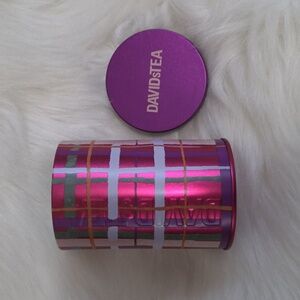 🌞2/$20🌞NEW! DAVIDsTEA Fall Plaid Perfect Tin *Retired* Davids Tea